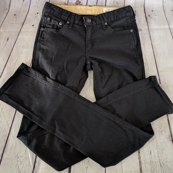 rag & bone Denim - rag and bone | Black Skinny Slim Jeans 26